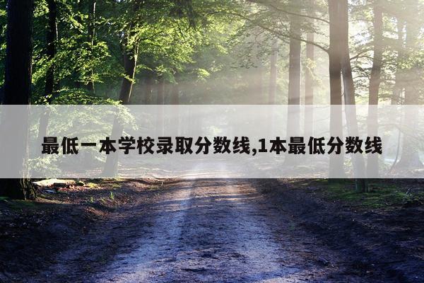 最低一本学校录取分数线,1本最低分数线
