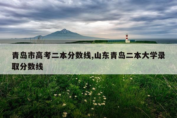 青岛市高考二本分数线,山东青岛二本大学录取分数线