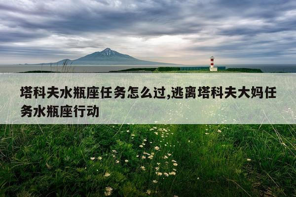 塔科夫水瓶座任务怎么过,逃离塔科夫大妈任务水瓶座行动