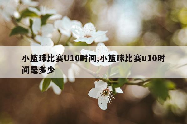 小篮球比赛U10时间,小篮球比赛u10时间是多少