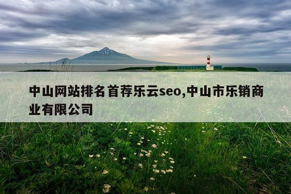 中山网站排名首荐乐云seo,中山市乐销商业有限公司