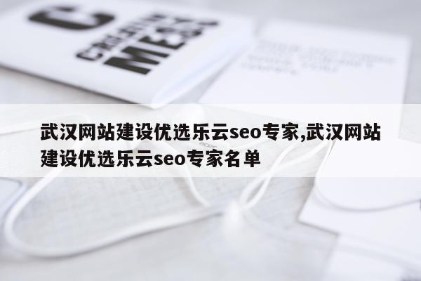 武汉网站建设优选乐云seo专家,武汉网站建设优选乐云seo专家名单