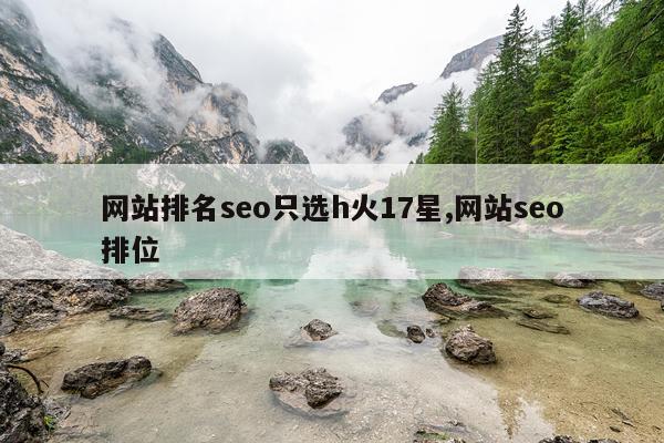 网站排名seo只选h火17星,网站seo排位