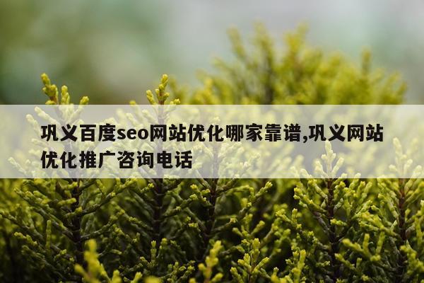 巩义百度seo网站优化哪家靠谱,巩义网站优化推广咨询电话