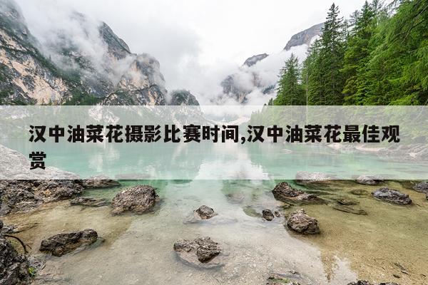 汉中油菜花摄影比赛时间,汉中油菜花最佳观赏