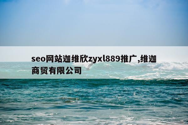 seo网站迦维欣zyxl889推广,维迦商贸有限公司