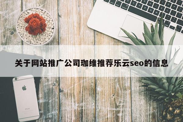 关于网站推广公司珈维推荐乐云seo的信息