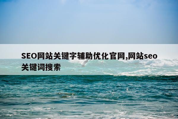 SEO网站关键字辅助优化官网,网站seo关键词搜索