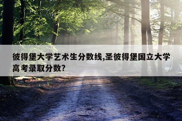 彼得堡大学艺术生分数线,圣彼得堡国立大学高考录取分数?