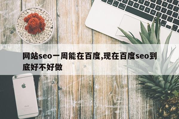 网站seo一周能在百度,现在百度seo到底好不好做