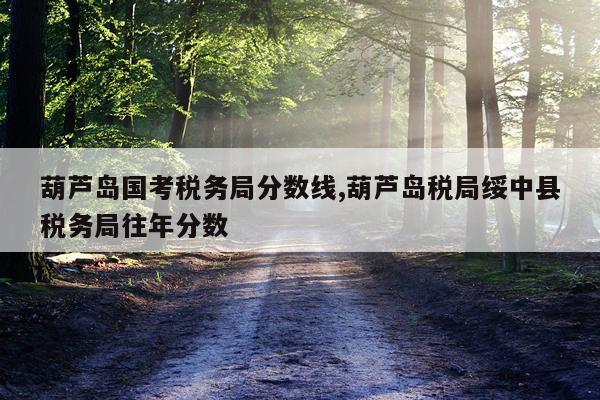 葫芦岛国考税务局分数线,葫芦岛税局绥中县税务局往年分数