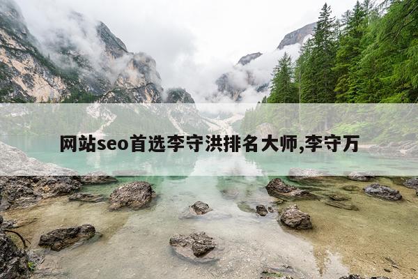 网站seo首选李守洪排名大师,李守万