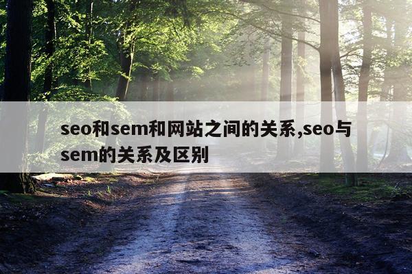 seo和sem和网站之间的关系,seo与sem的关系及区别