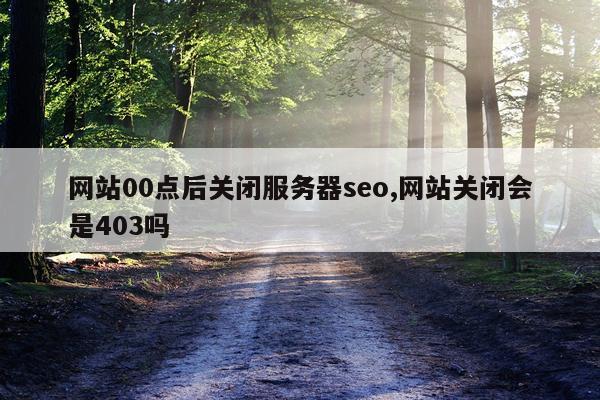 网站00点后关闭服务器seo,网站关闭会是403吗