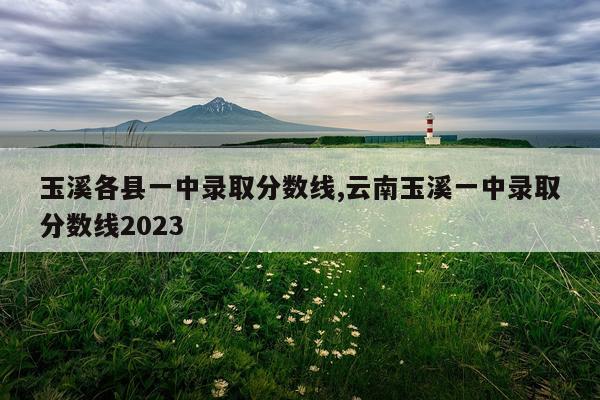 玉溪各县一中录取分数线,云南玉溪一中录取分数线2023