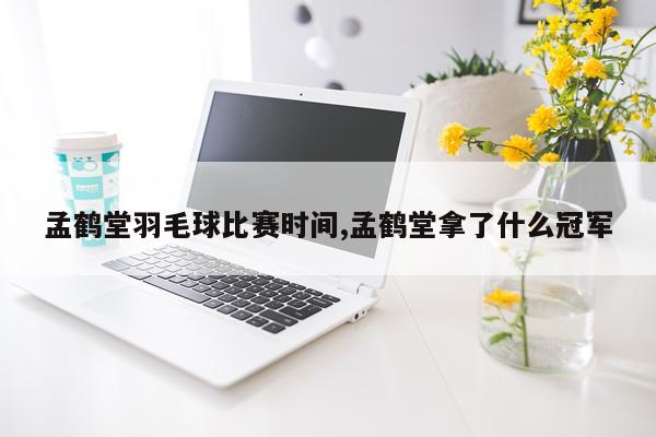 孟鹤堂羽毛球比赛时间,孟鹤堂拿了什么冠军