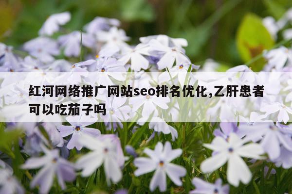 红河网络推广网站seo排名优化,乙肝患者可以吃茄子吗