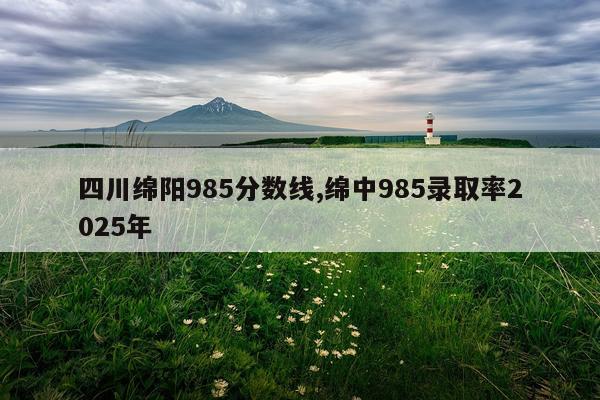 四川绵阳985分数线,绵中985录取率2025年