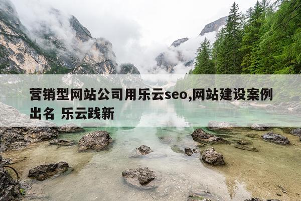 营销型网站公司用乐云seo,网站建设案例出名 乐云践新