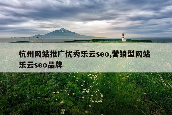 杭州网站推广优秀乐云seo,营销型网站 乐云seo品牌