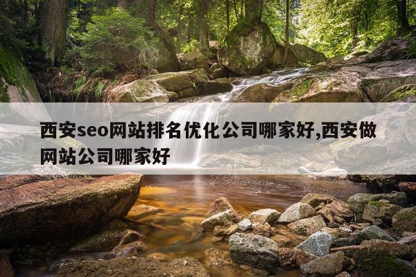 西安seo网站排名优化公司哪家好,西安做网站公司哪家好