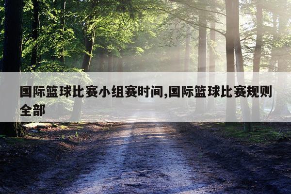 国际篮球比赛小组赛时间,国际篮球比赛规则全部