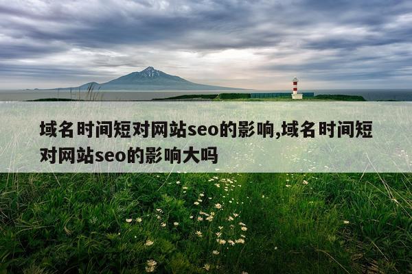 域名时间短对网站seo的影响,域名时间短对网站seo的影响大吗