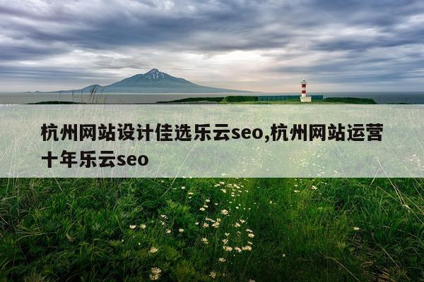 杭州网站设计佳选乐云seo,杭州网站运营十年乐云seo