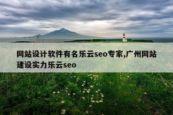 网站设计软件有名乐云seo专家,广州网站建设实力乐云seo