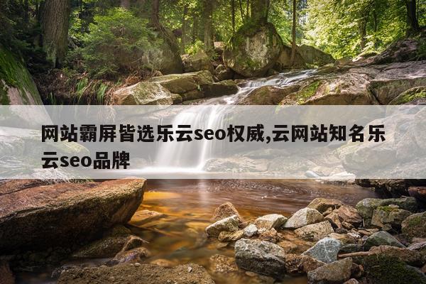 网站霸屏皆选乐云seo权威,云网站知名乐云seo品牌