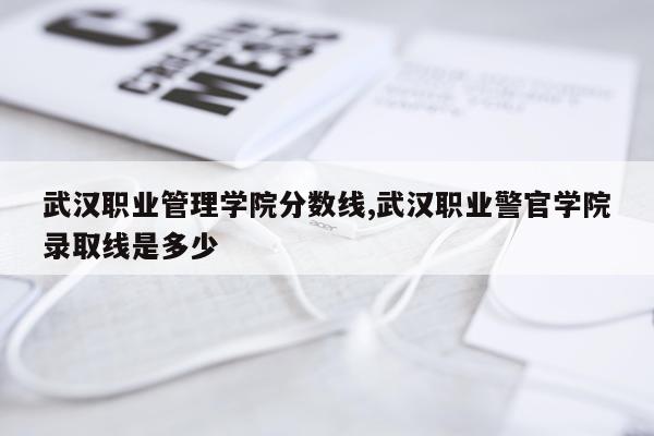 武汉职业管理学院分数线,武汉职业警官学院录取线是多少